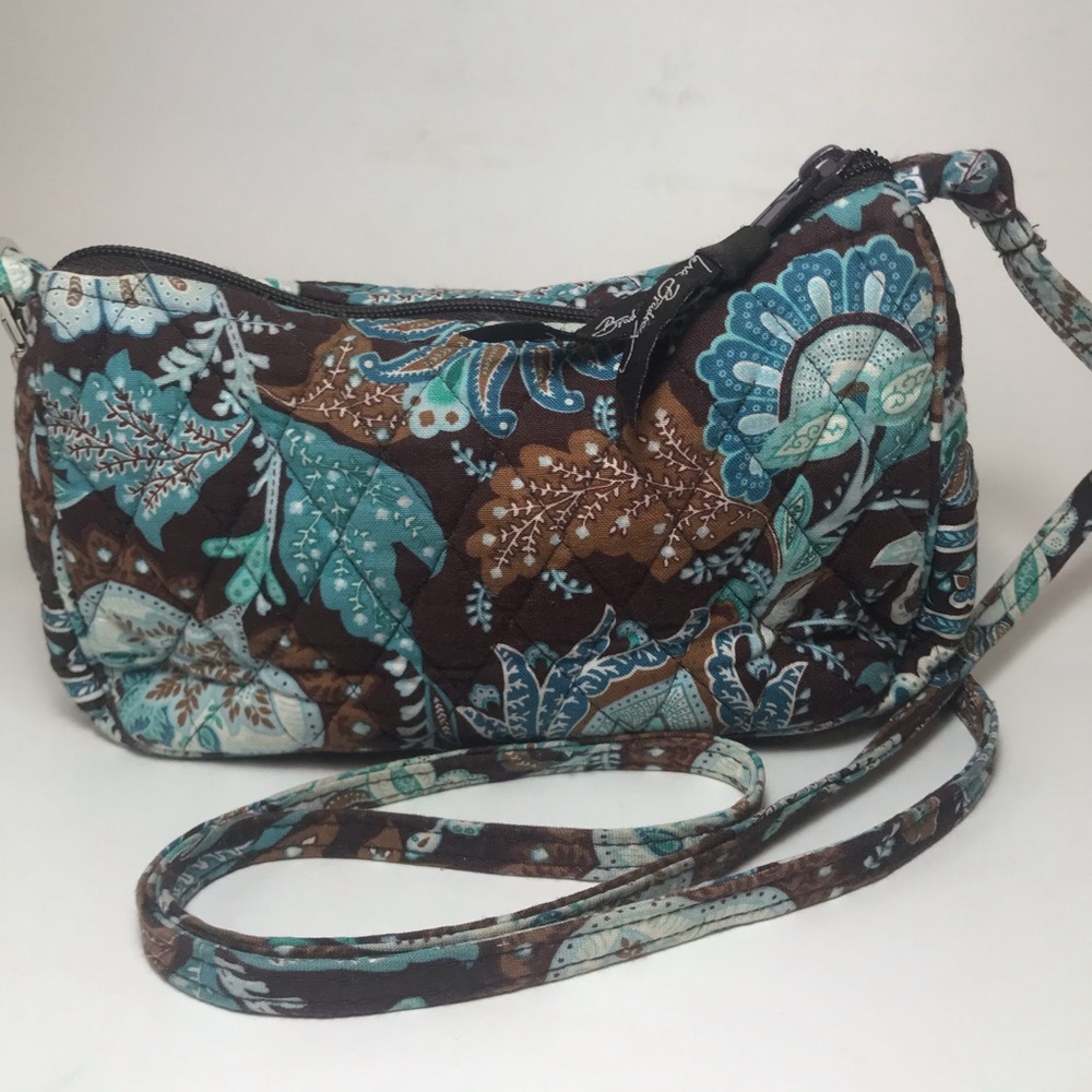Vera Bradley Crossbody Purse in Java Blue Pattern